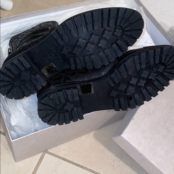 JIMMY CHOO Jimmy Choo Hatcher perforated leather boots 9/38.5 - Picture 9 of 13